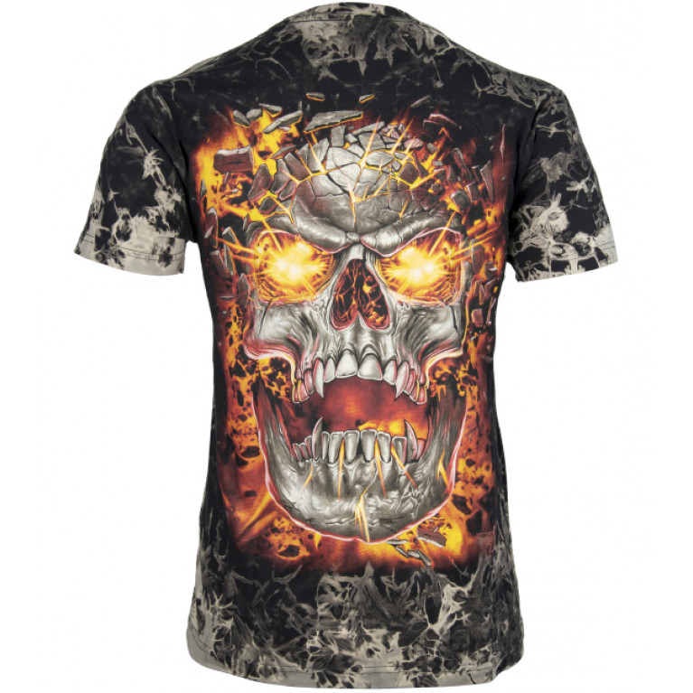 Футболка Skull on fire