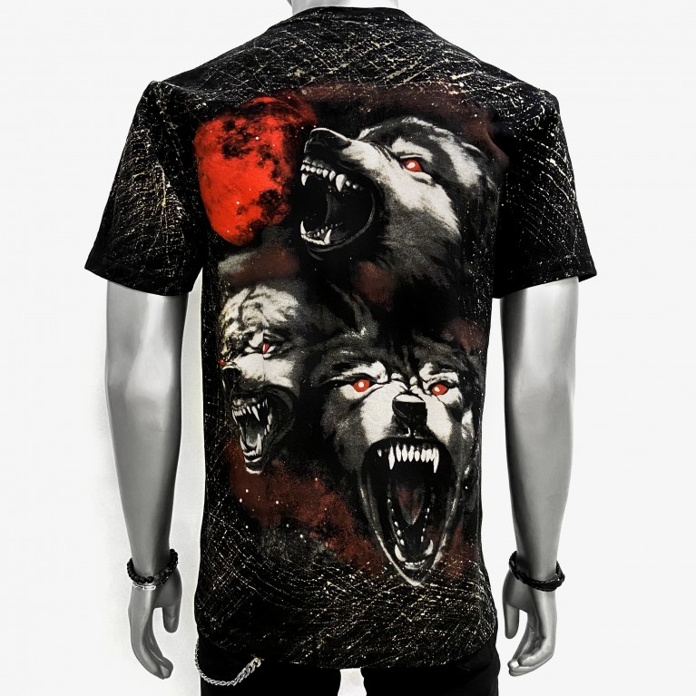 Футболка werewolves светящаяся в темноте