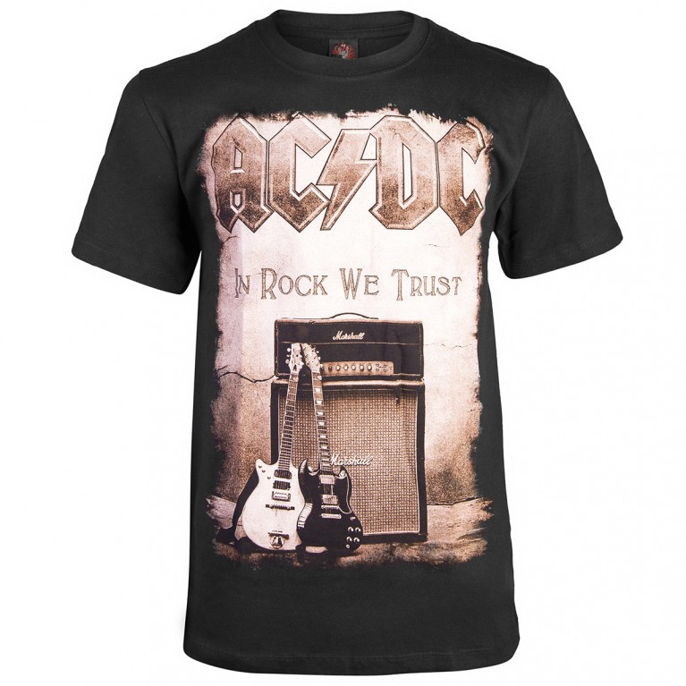 Футболка AC/DC In Rock We Trust