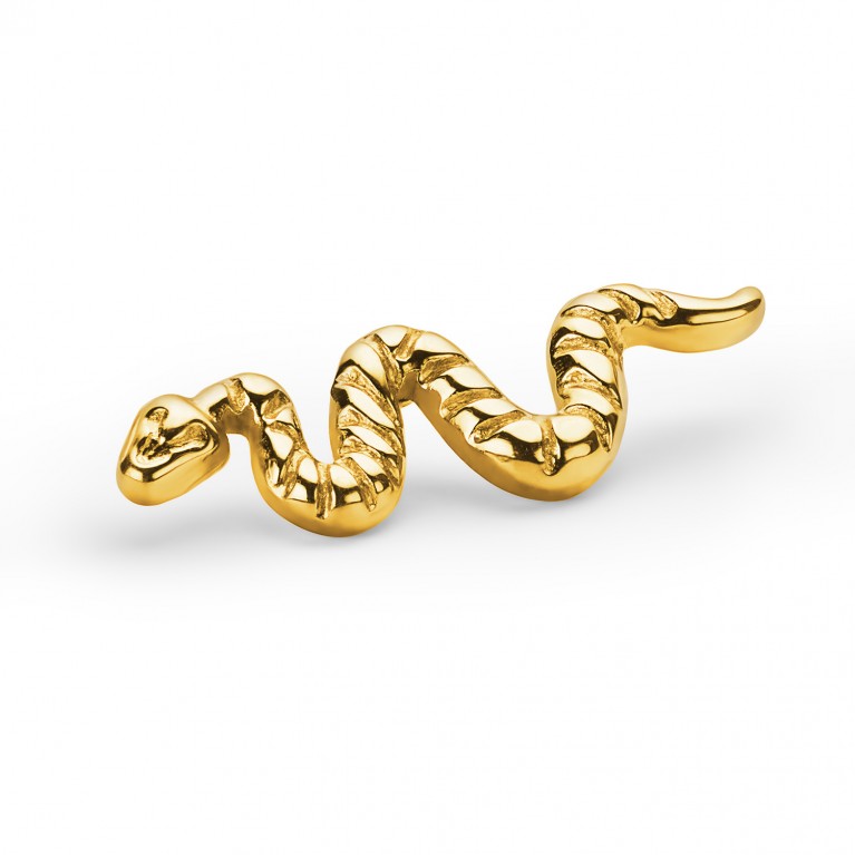 Накрутка Snake из титана (Gold PVD)