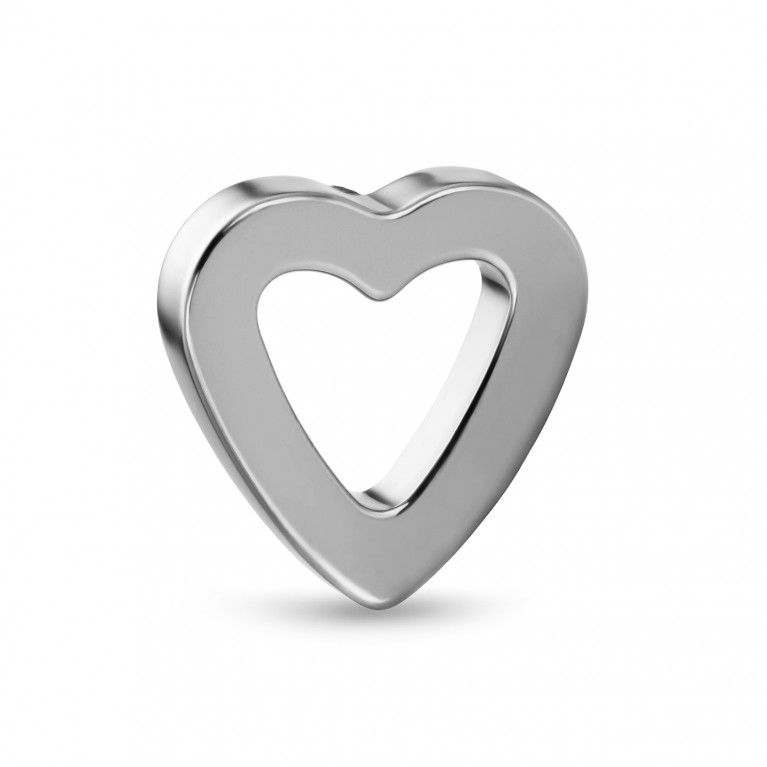 Накрутка Heart Outline из титана (0.9 мм)