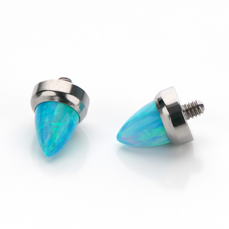 Опаловая накрутка Bullet из титана