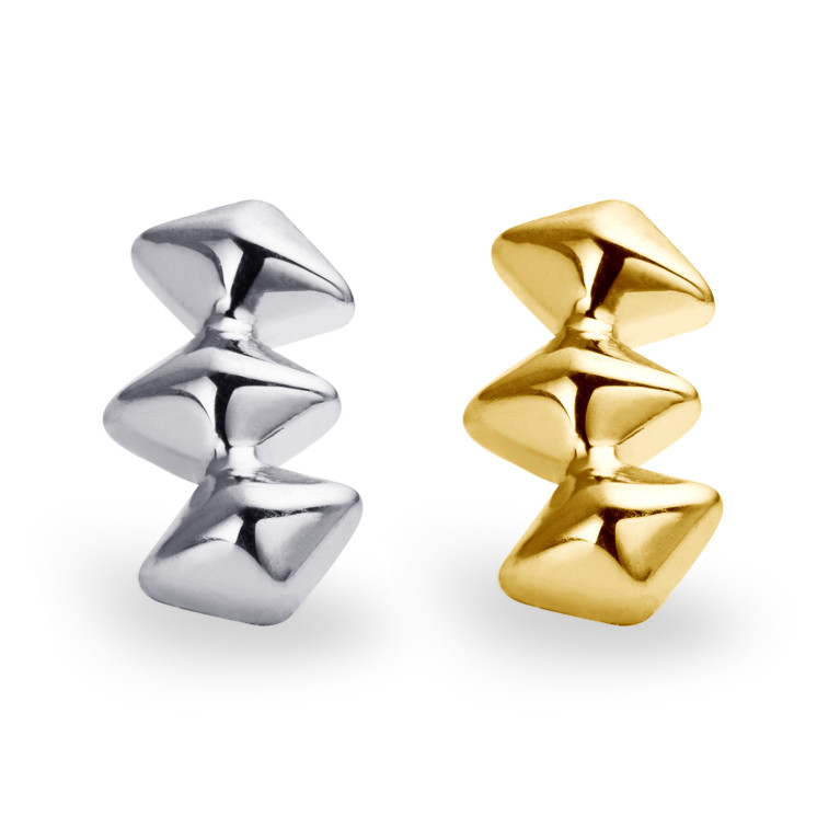 Кластер Three diamonds титановый