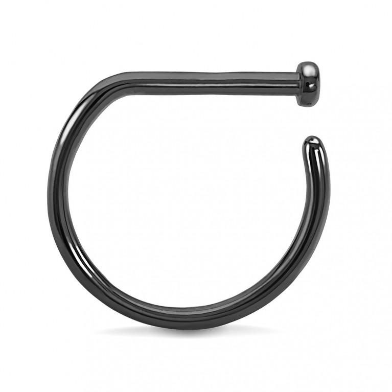 D-ring кольцо в нос титановое