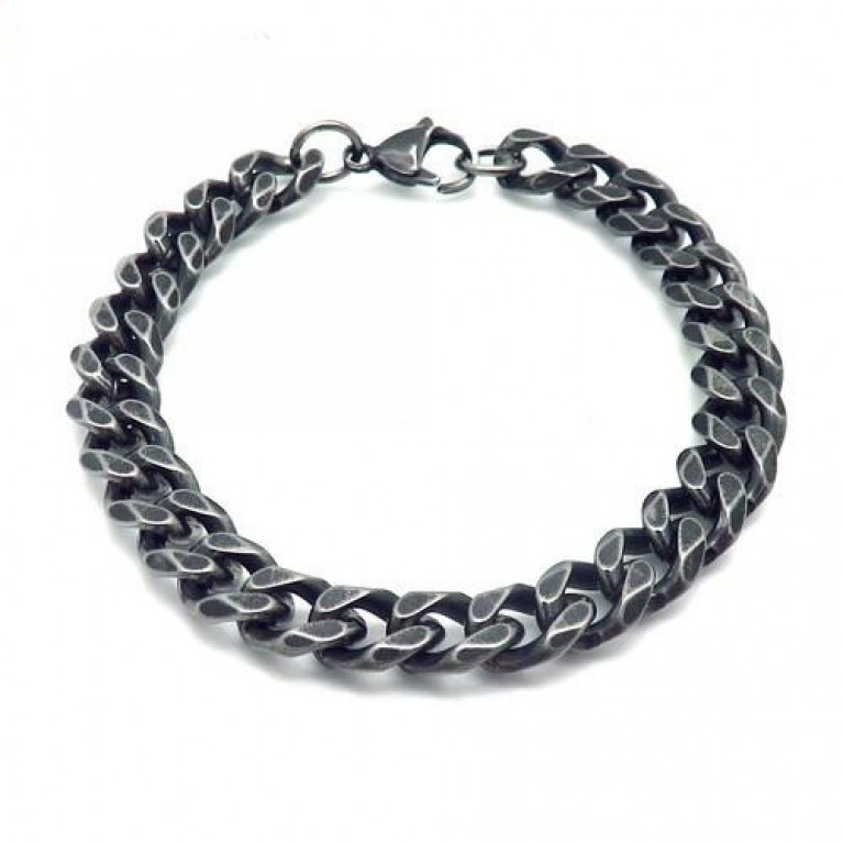 Браслет стальной Oxidized
