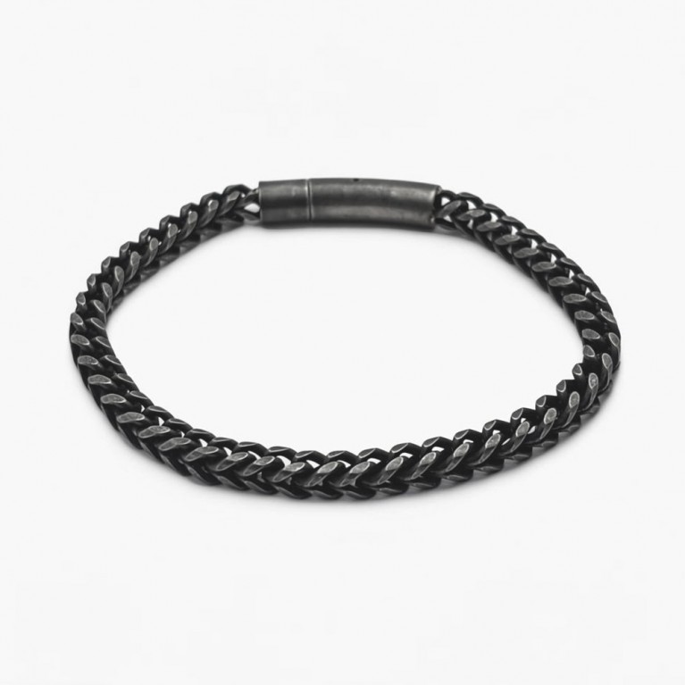 Браслет стальной состаренный