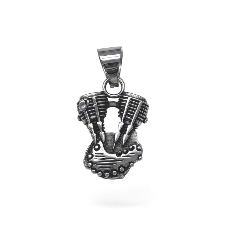 Подвеска из ювелирной стали Motorcycle motor 