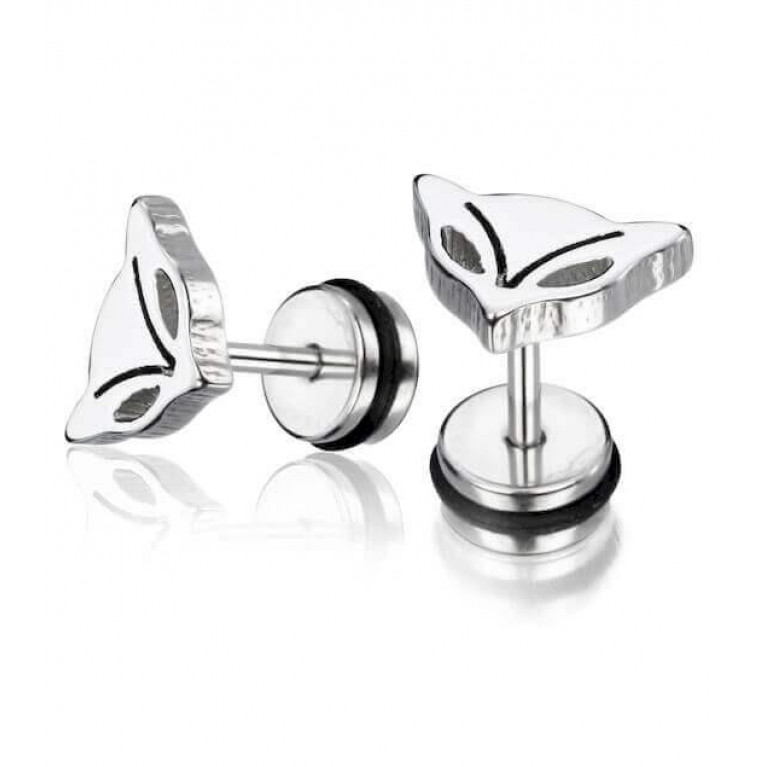 Фейк серьга лиса