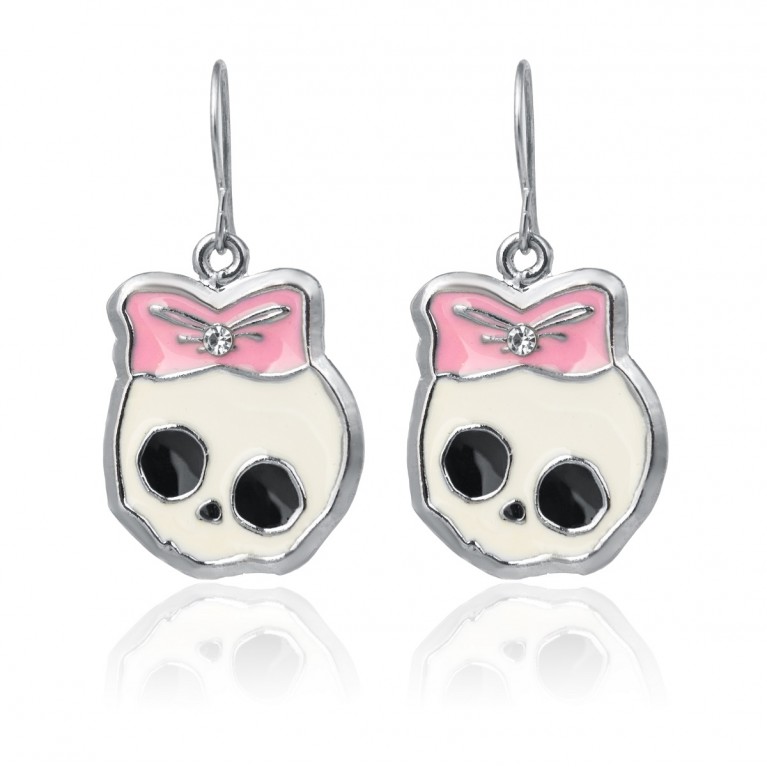 Серьги Skull Kitty