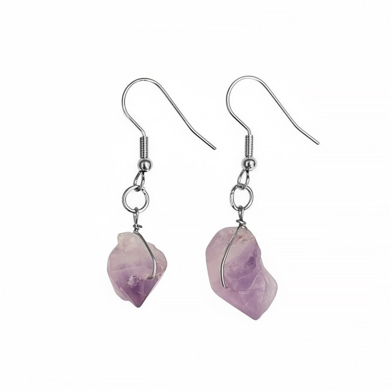 Серьги Аметист